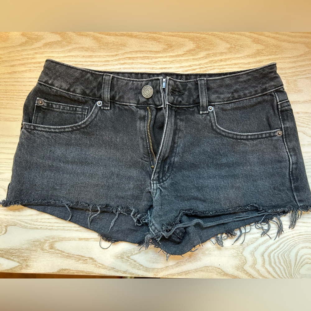 Garage Black Jean Shorts